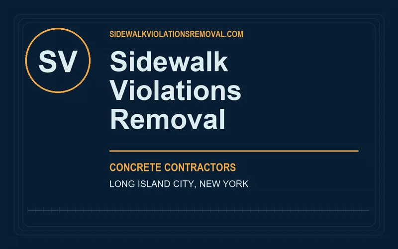 Sidewalk Violations Removal in Long Island City, New York