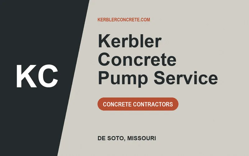 Kerbler Concrete Pump Service in De Soto, Missouri