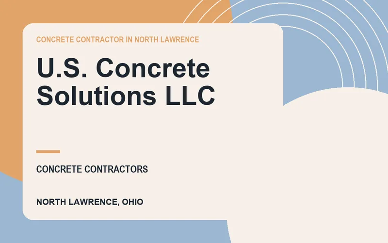 U.S. Concrete Solutions LLC in North Lawrence, Ohio
