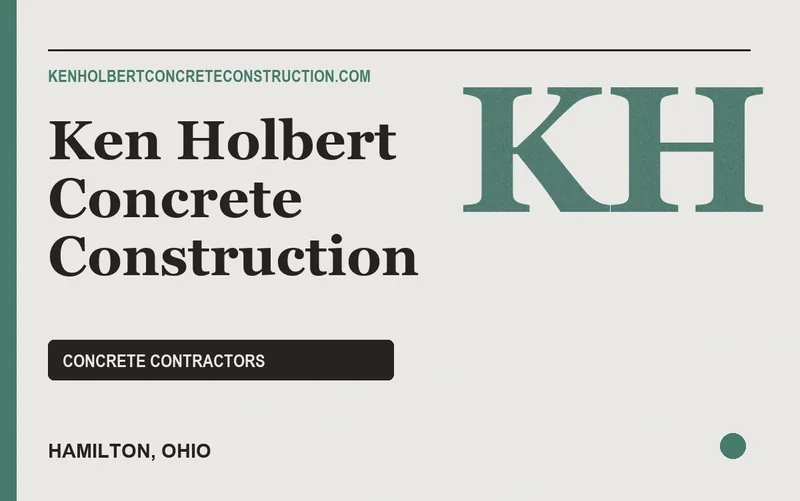 Ken Holbert Concrete Construction in Hamilton, Ohio