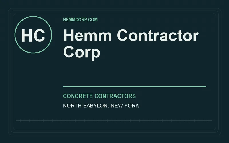 Hemm Contractor Corp in North Babylon, New York