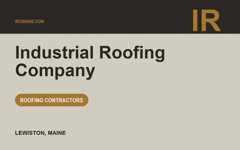 Industrial Roofing Company in Lewiston, Maine