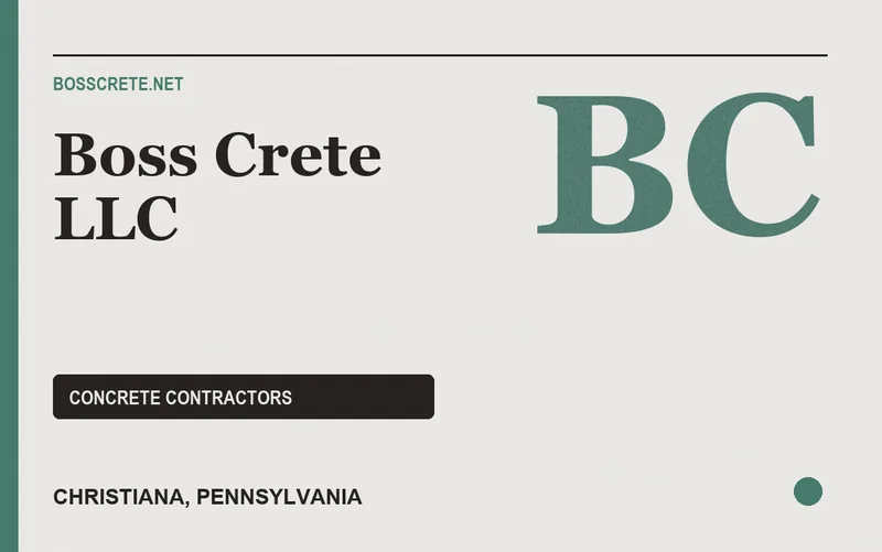 Boss Crete LLC in Christiana, Pennsylvania