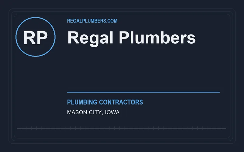 Regal Plumbers in Mason City, Iowa