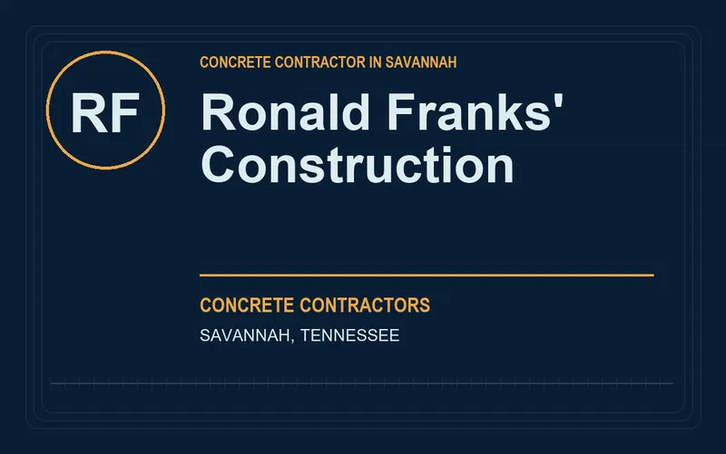 Ronald Franks' Construction in Savannah, Tennessee