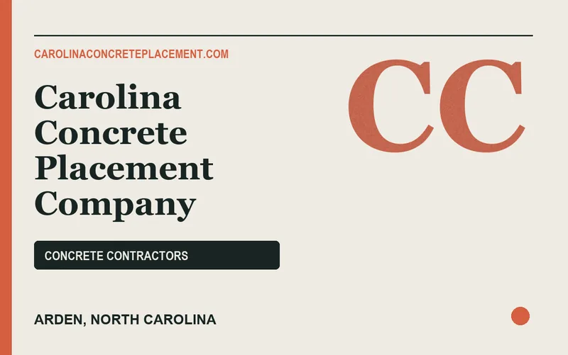 Carolina Concrete Placement Company in Arden, North Carolina