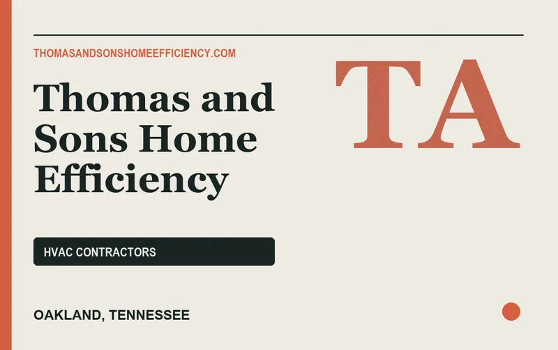 Thomas and Sons Home Efficiency in Oakland, Tennessee