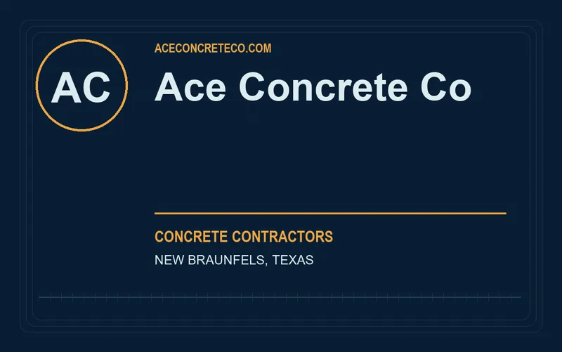 Ace Concrete Co in New Braunfels, Texas