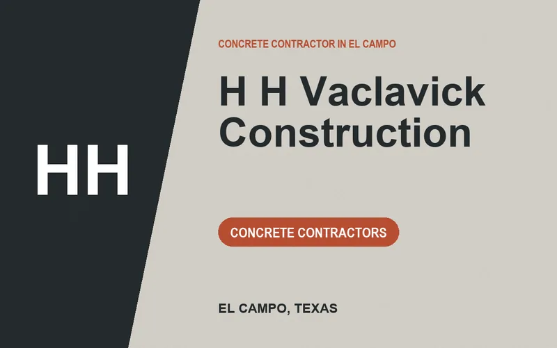H H Vaclavick Construction in El Campo, Texas