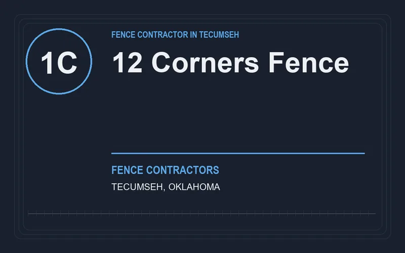 12 Corners Fence in Tecumseh, Oklahoma