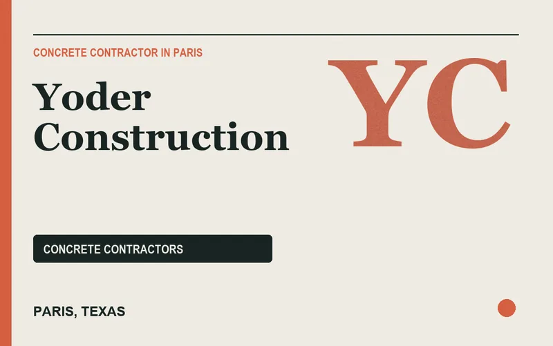 Yoder Construction in Paris, Texas