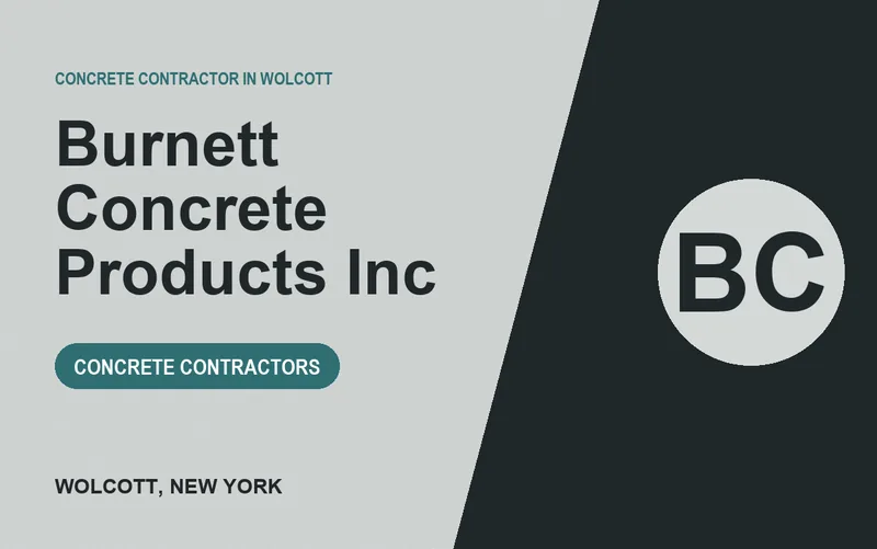 Burnett Concrete Products Inc in Wolcott, New York
