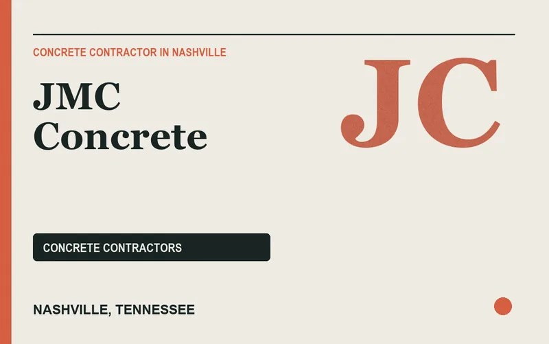 JMC Concrete in Nashville, Tennessee