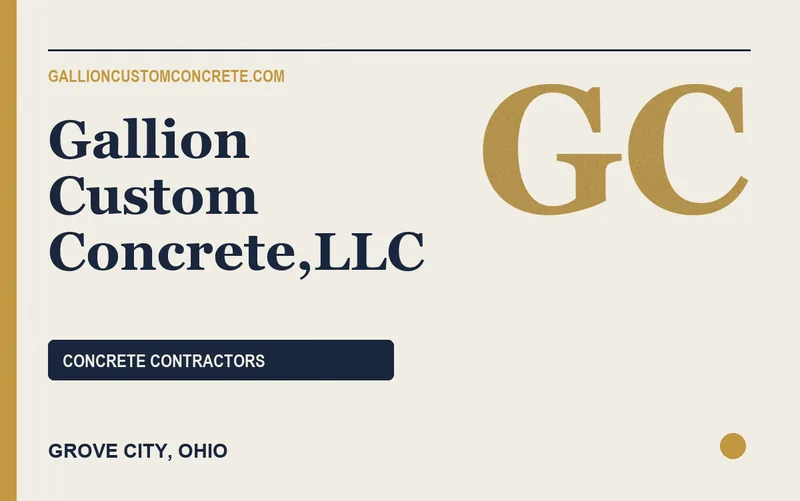 Gallion Custom Concrete,LLC in Grove City, Ohio