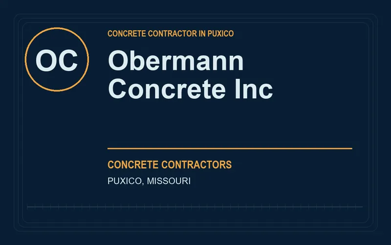 Obermann Concrete Inc in Puxico, Missouri
