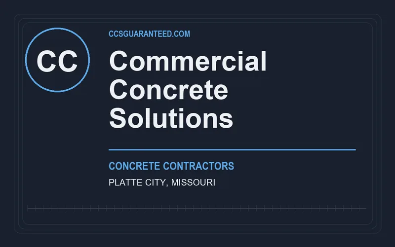Commercial Concrete Solutions in Platte City, Missouri