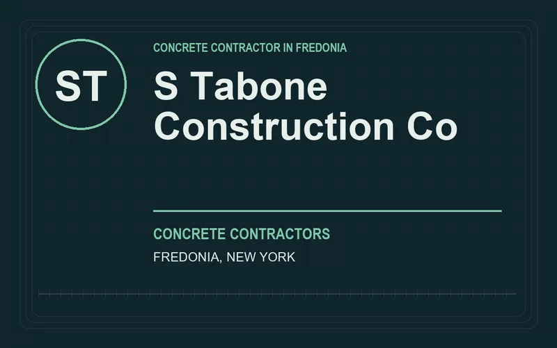S Tabone Construction Co in Fredonia, New York