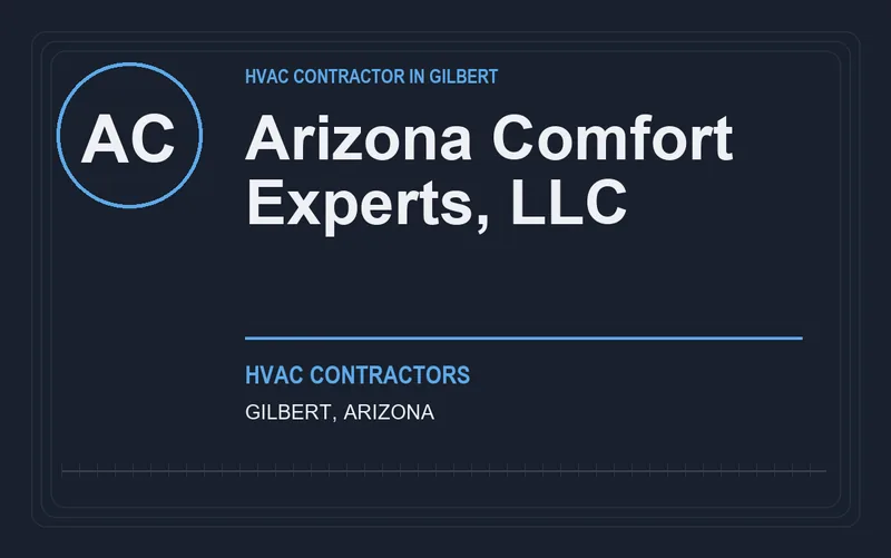 ARIZONA COMFORT EXPERTS, LLC in Gilbert, Arizona