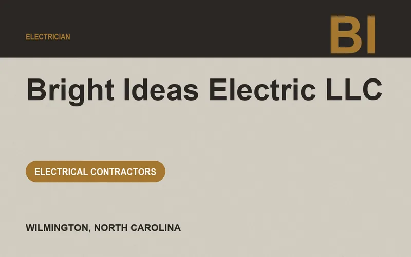 Bright Ideas Electric LLC in Wilmington, North Carolina