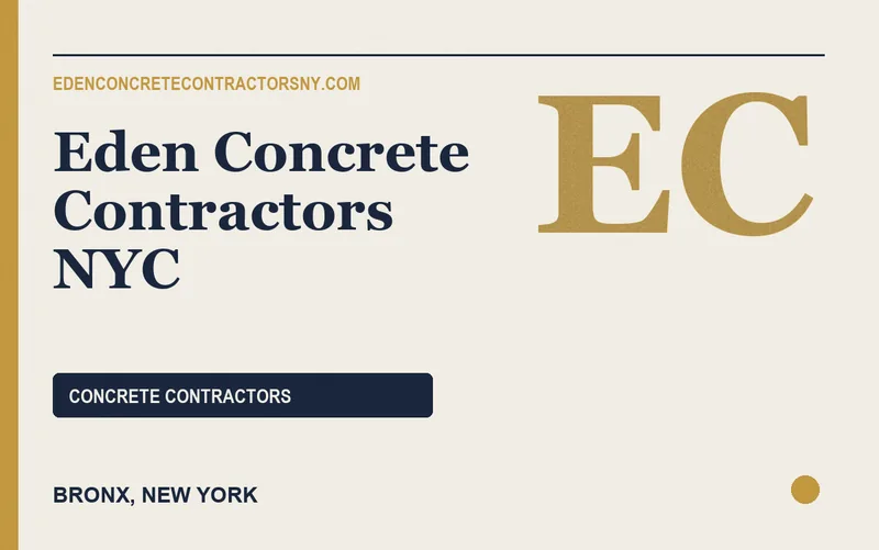 Eden Concrete Contractors NYC in Bronx, New York