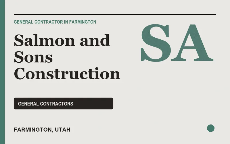 Salmon and Sons Construction in Farmington, Utah