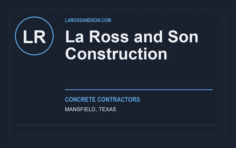 La Ross and Son Construction in Mansfield, Texas