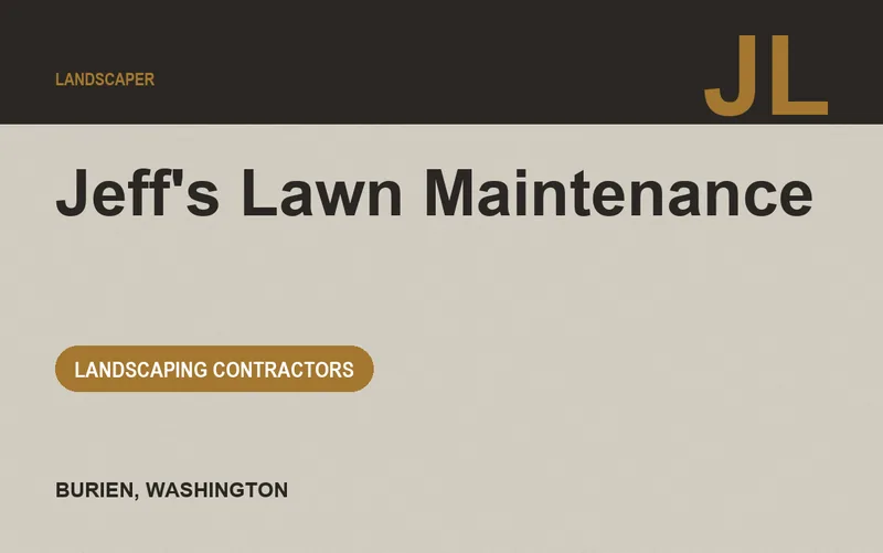 Jeff's Lawn Maintenance in Burien, Washington