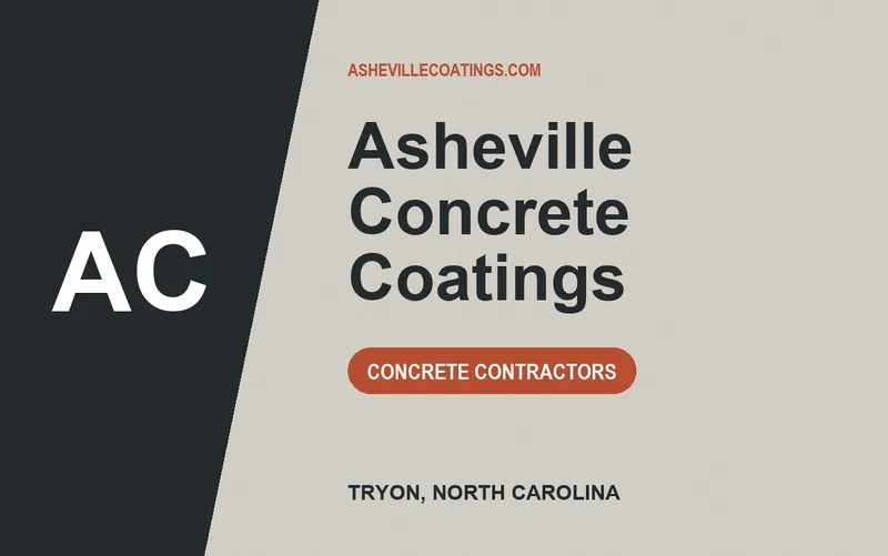 Asheville Concrete Coatings in Tryon, North Carolina