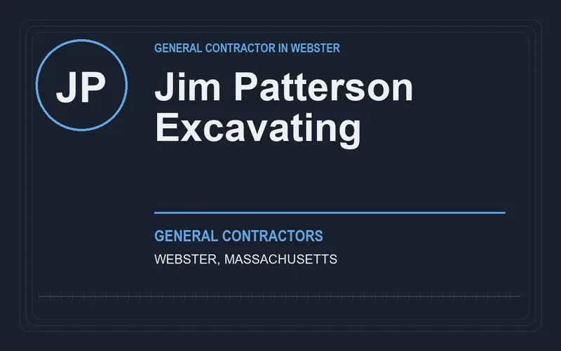 Jim Patterson Excavating in Webster, Massachusetts