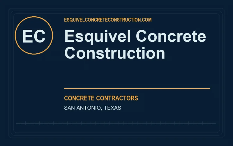 Esquivel Concrete Construction in San Antonio, Texas