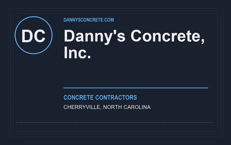 Danny's Concrete, Inc. in Cherryville, North Carolina