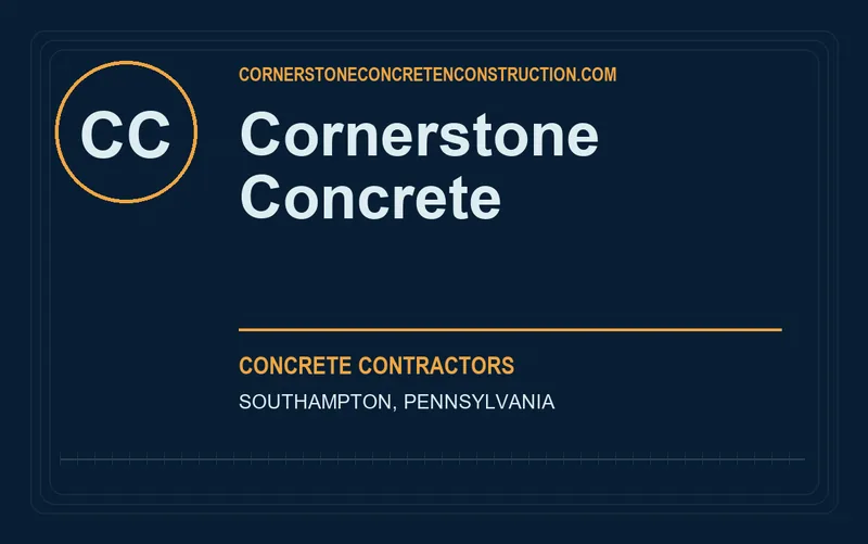 Cornerstone Concrete in Southampton, Pennsylvania