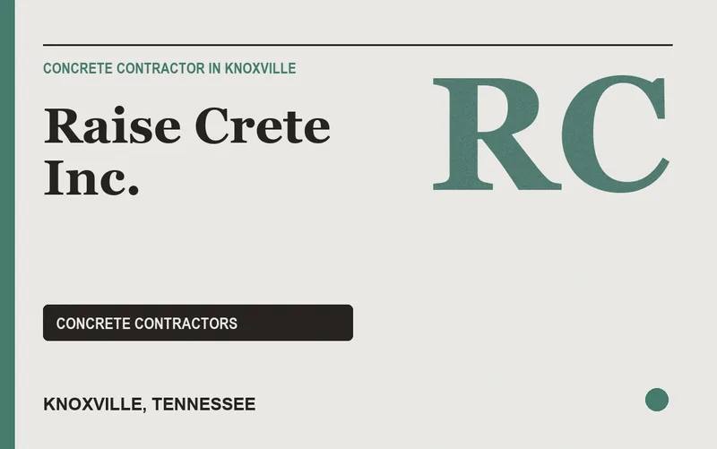 Raise Crete Inc. in Knoxville, Tennessee