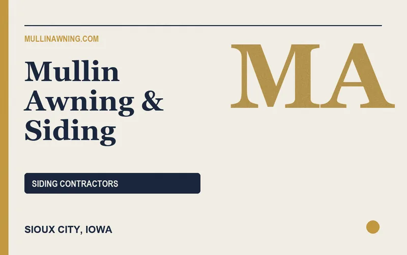 Mullin Awning & Siding in Sioux City, Iowa