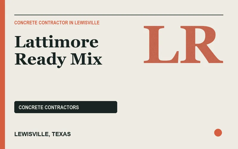 Lattimore Ready Mix in Lewisville, Texas