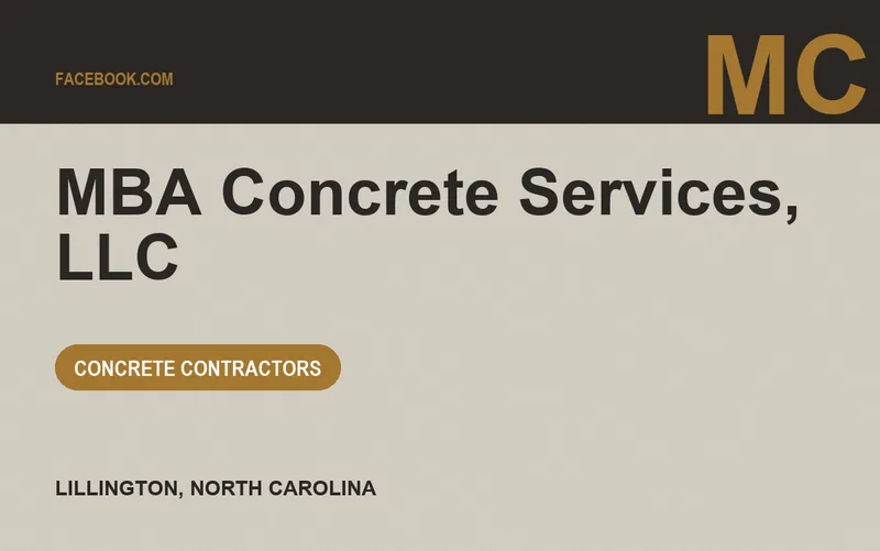 MBA Concrete Services, LLC in Lillington, North Carolina