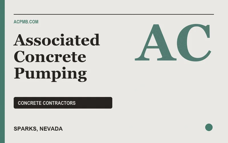 Associated Concrete Pumping in Sparks, Nevada