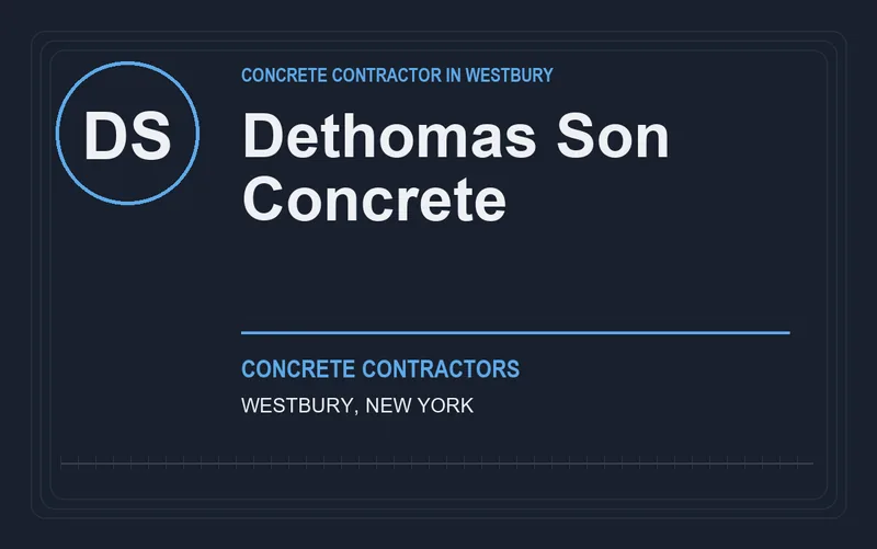 Dethomas Son Concrete in Westbury, New York