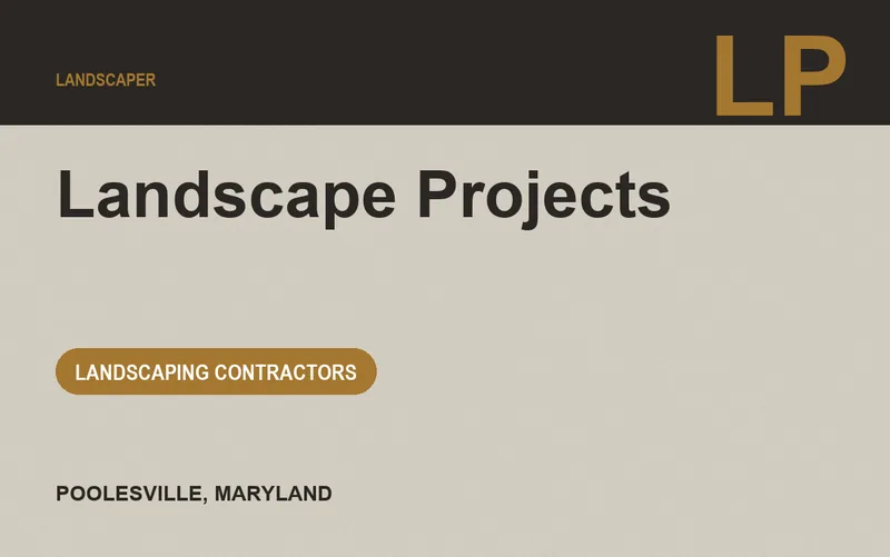 Landscape Projects in Poolesville, Maryland