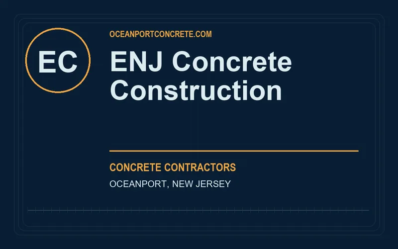 ENJ Concrete Construction in Oceanport, New Jersey