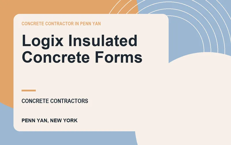 Logix Insulated Concrete Forms in Penn Yan, New York