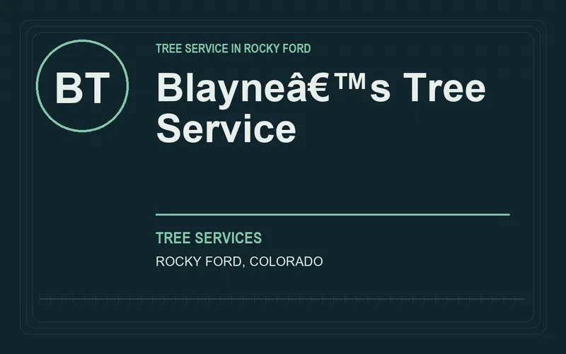 Blayneâ€™s Tree Service in Rocky Ford, Colorado