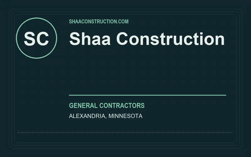 Shaa Construction in Alexandria, Minnesota