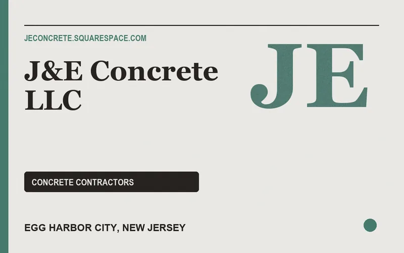J&E Concrete LLC in Egg Harbor City, New Jersey