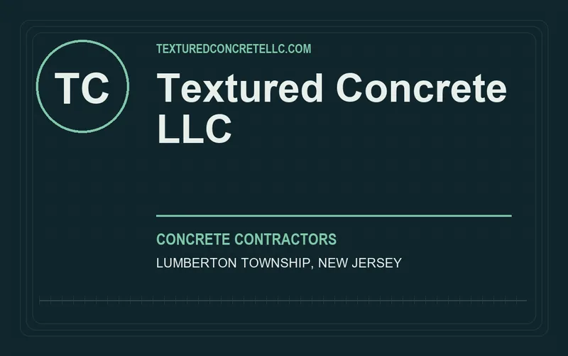 Textured Concrete LLC in Lumberton Township, New Jersey