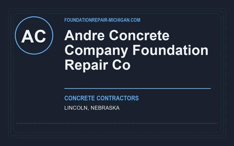 Andre Concrete Company Foundation Repair Co in Lincoln, Nebraska