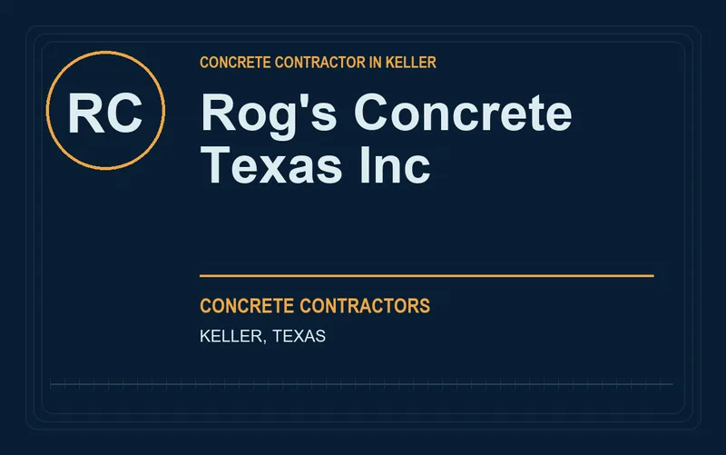Rog's Concrete Texas Inc in Keller, Texas