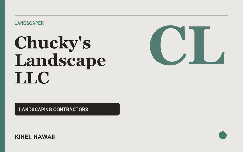 Chucky's Landscape LLC in Kihei, Hawaii
