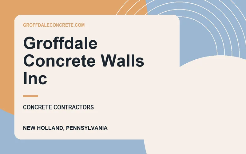Groffdale Concrete Walls Inc in New Holland, Pennsylvania