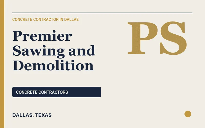 Premier Sawing and Demolition in Dallas, Texas